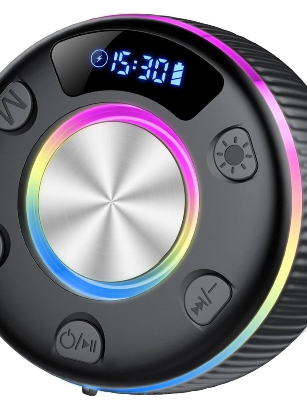 Bluetooth Shower Speaker, IP7 Waterproof Portable Bluetooth 5.3 Speakers with Su